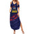 Caribbean Cricket Antigua and Barbuda Summer Maxi Dress History Begins Now - Wonder Print Shop