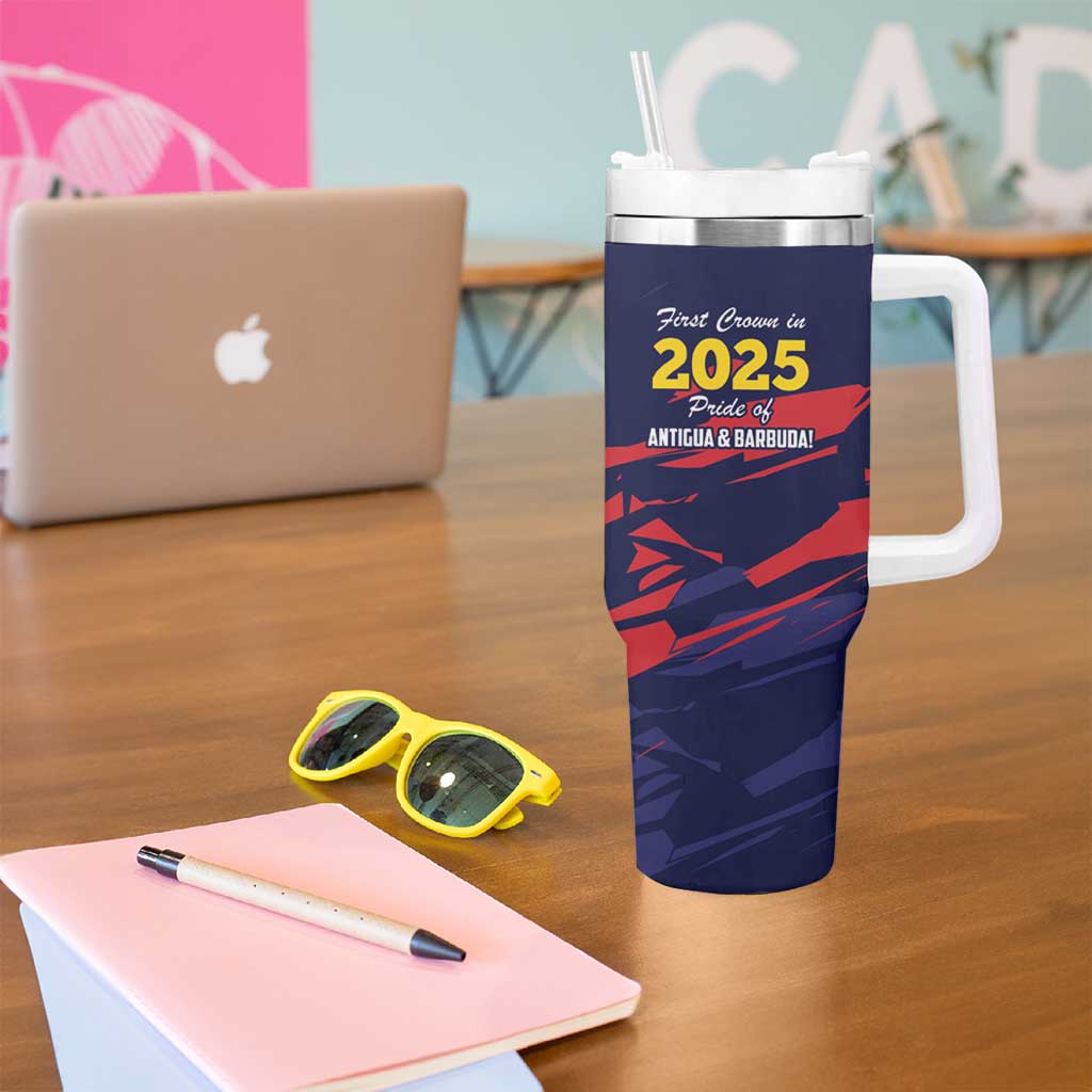 Caribbean Cricket Antigua and Barbuda Tumbler With Handle History Begins Now - Wonder Print Shop
