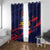Caribbean Cricket Antigua and Barbuda Window Curtain History Begins Now - Wonder Print Shop