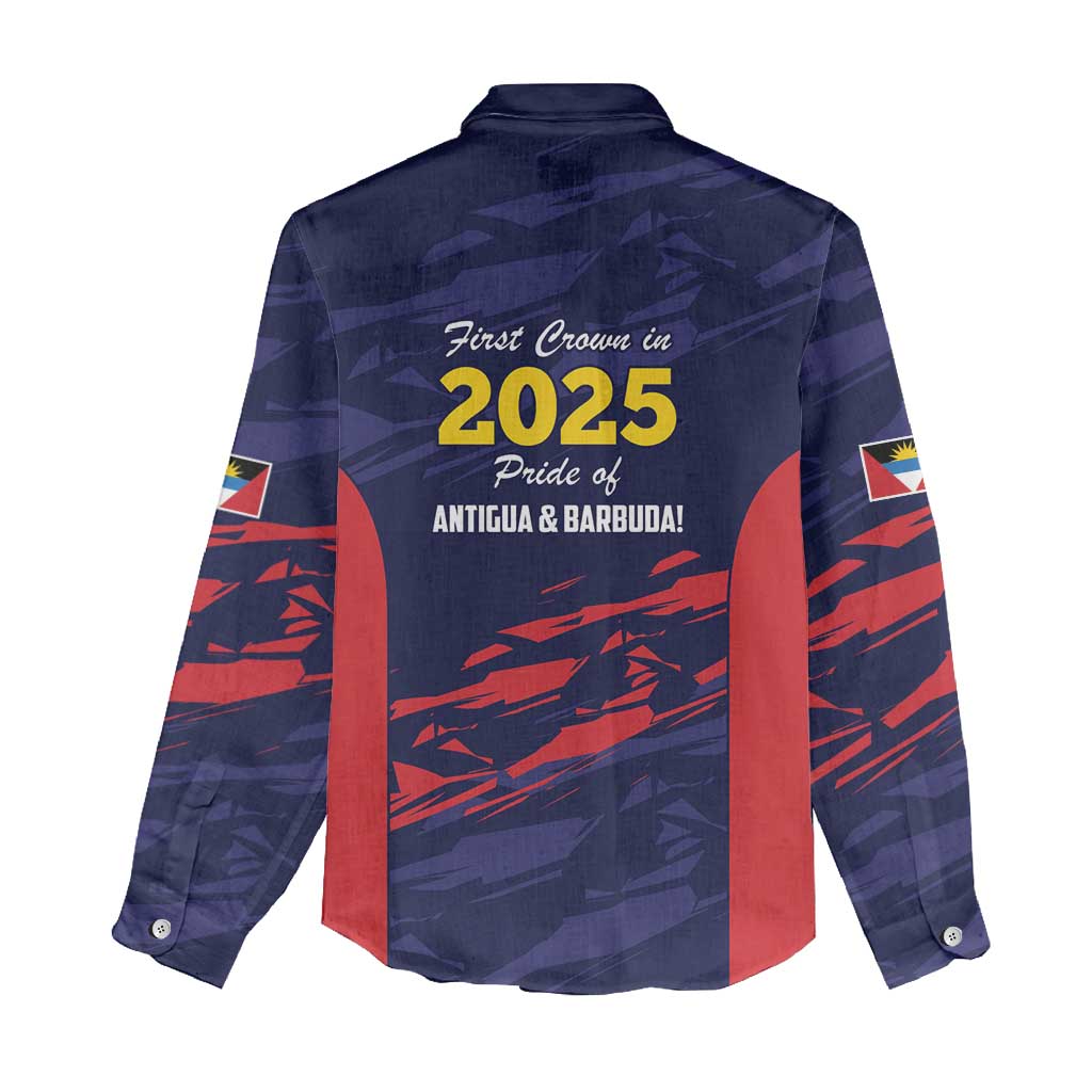 Caribbean Cricket Antigua and Barbuda Women Casual Shirt History Begins Now - Wonder Print Shop