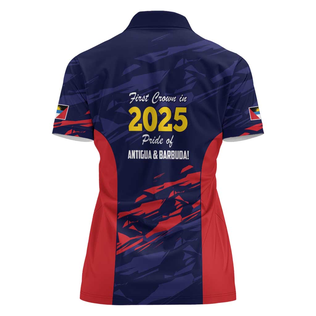 Caribbean Cricket Antigua and Barbuda Women Polo Shirt History Begins Now - Wonder Print Shop
