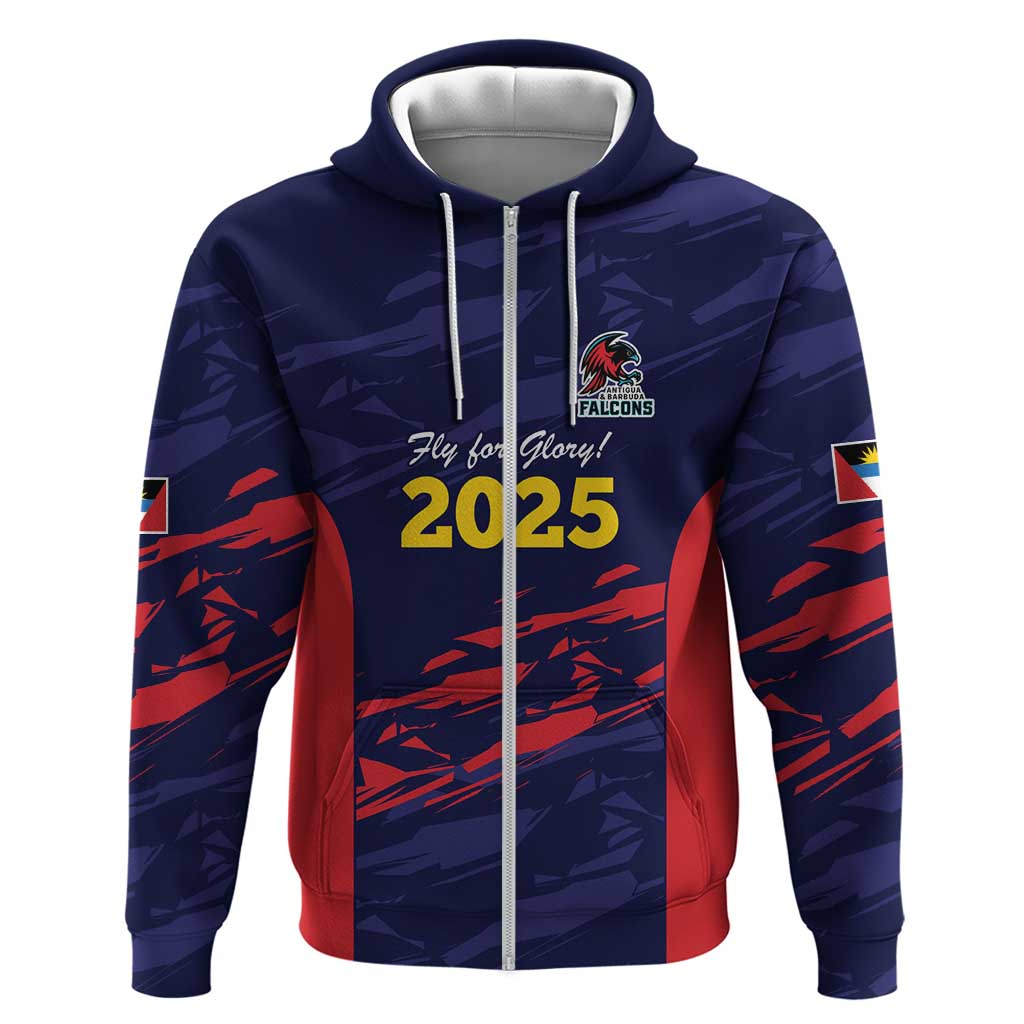 Caribbean Cricket Antigua and Barbuda Zip Hoodie History Begins Now - Wonder Print Shop