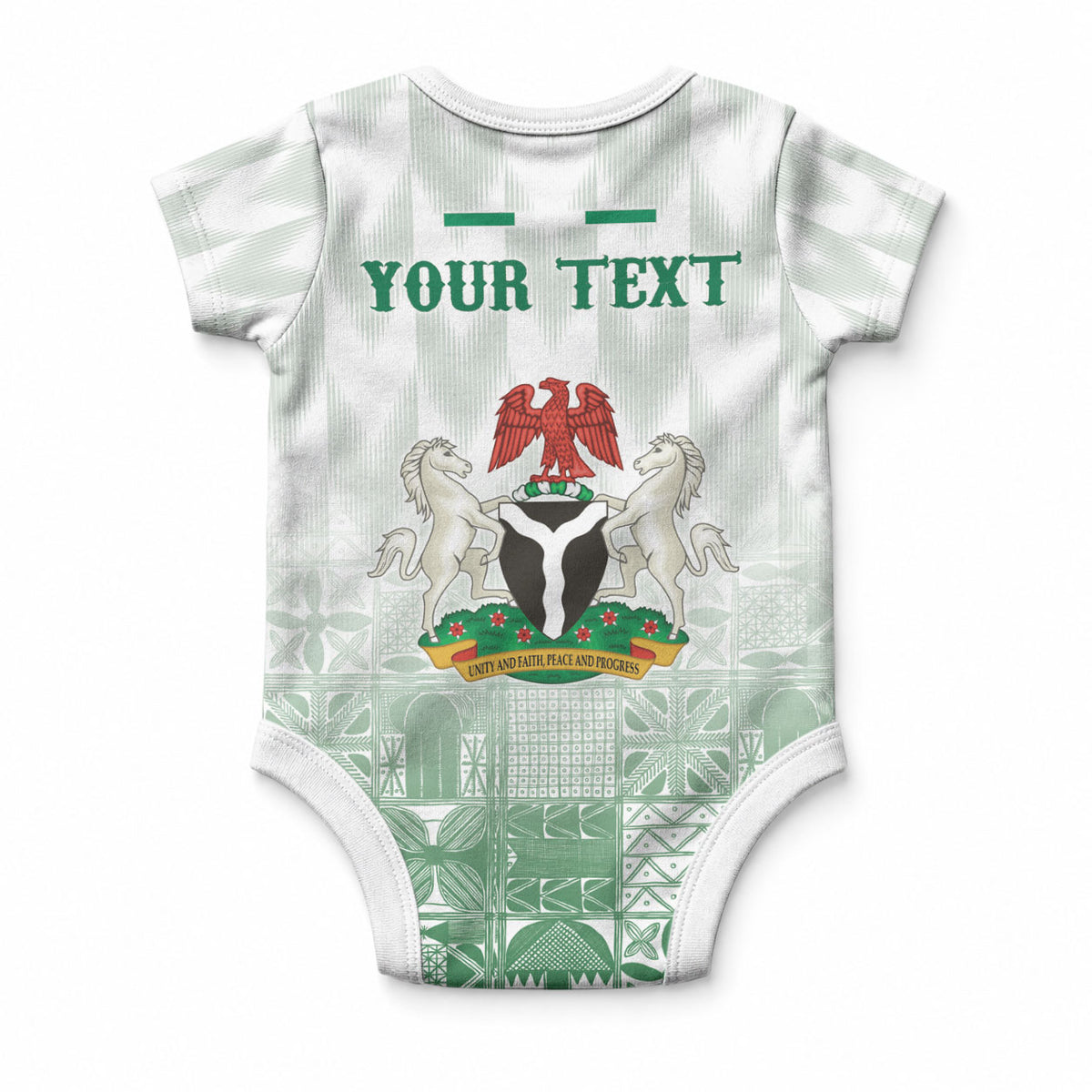 Proudly Nigerian Independence Day 1960 Personalized Baby Onesie