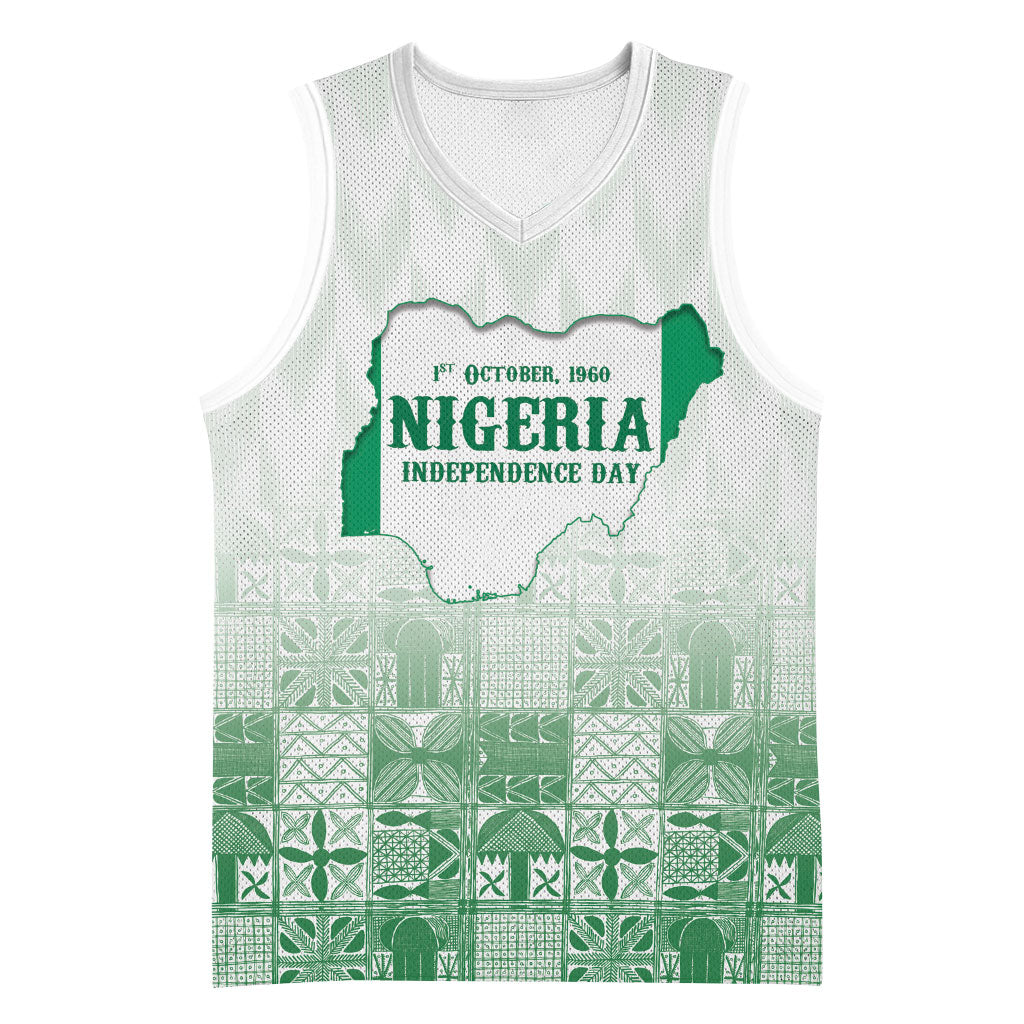 Proudly Nigerian Independence Day 1960 Personalized Basketball Jersey
