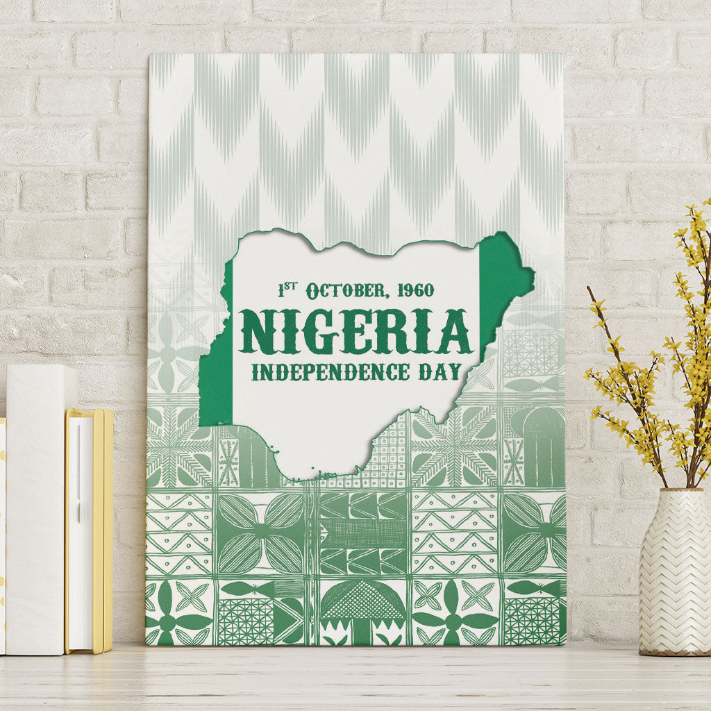 Proudly Nigerian Independence Day 1960 Canvas Wall Art