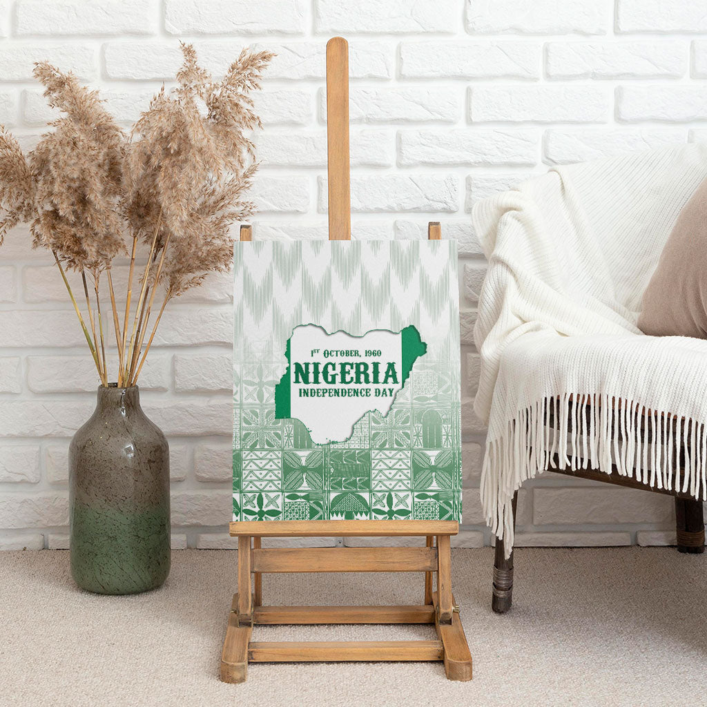 Proudly Nigerian Independence Day 1960 Canvas Wall Art