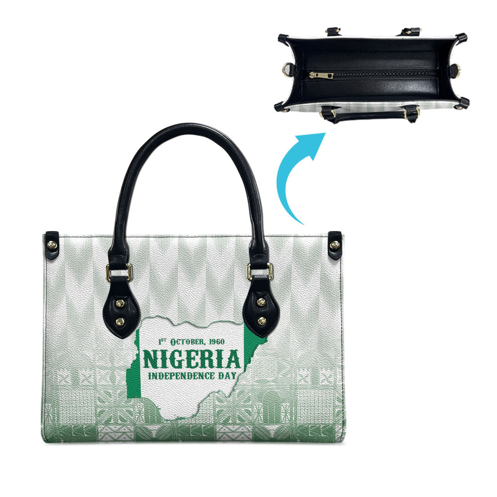 Proudly Nigerian Independence Day 1960 Leather Bag