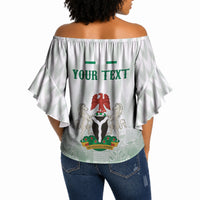 Proudly Nigerian Independence Day 1960 Personalized Off Shoulder Wrap Waist Top