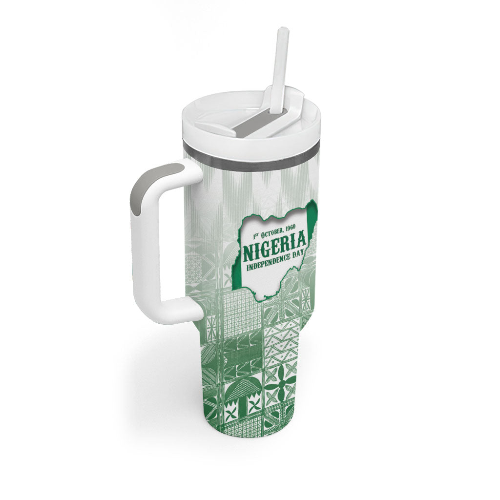 Proudly Nigerian Independence Day 1960 Personalized Tumbler With Handle