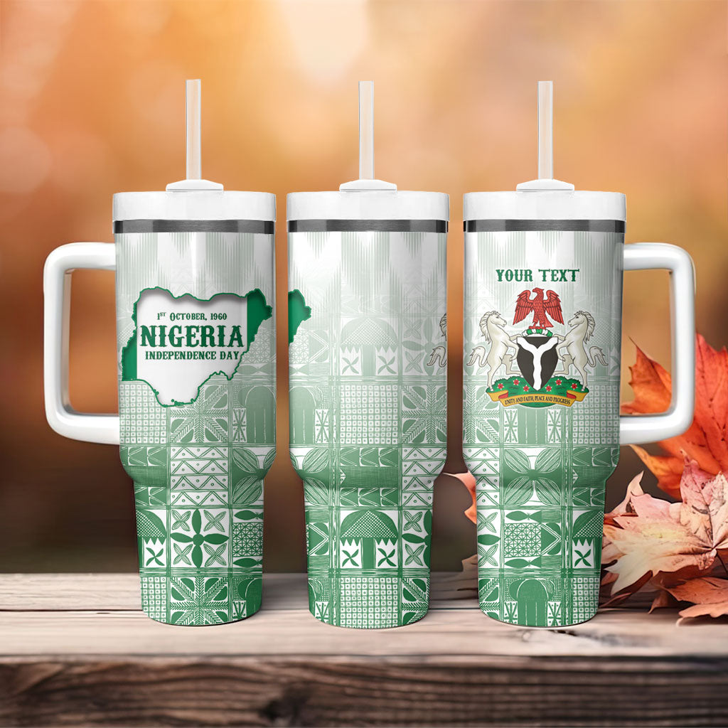 Proudly Nigerian Independence Day 1960 Personalized Tumbler With Handle