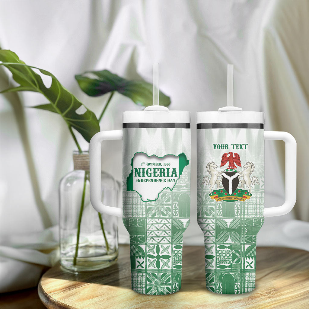 Proudly Nigerian Independence Day 1960 Personalized Tumbler With Handle