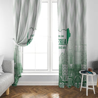 Proudly Nigerian Independence Day 1960 Window Curtain
