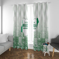 Proudly Nigerian Independence Day 1960 Window Curtain