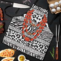 Nigeria Traditional Coral Bead Attire Apron African Tribal Element Wild Animal Skins
