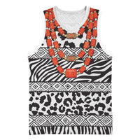 Nigeria Traditional Coral Bead Attire Basketball Jersey African Tribal Element Wild Animal Skins