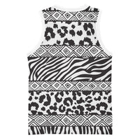 Nigeria Traditional Coral Bead Attire Basketball Jersey African Tribal Element Wild Animal Skins