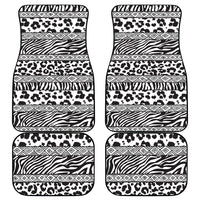 Nigeria Traditional Coral Bead Attire Car Mats African Tribal Element Wild Animal Skins