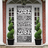 Nigeria Traditional Coral Bead Attire Door Cover African Tribal Element Wild Animal Skins