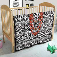 Nigeria Traditional Coral Bead Attire Quilt African Tribal Element Wild Animal Skins