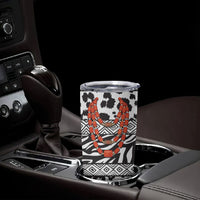 Nigeria Traditional Coral Bead Attire Tumbler Cup African Tribal Element Wild Animal Skins