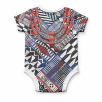 Nigeria Traditional Coral Bead Attire Baby Onesie Tribal African Style