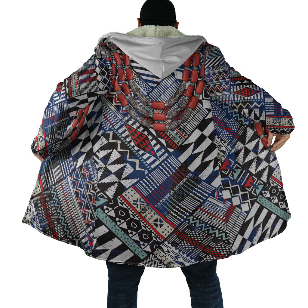 Nigeria Traditional Coral Bead Attire Cloak Tribal African Style