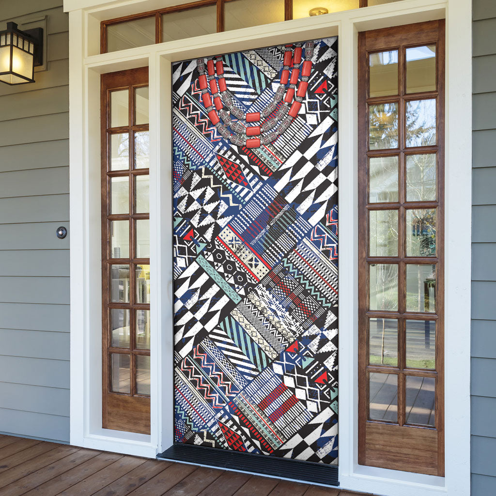Nigeria Traditional Coral Bead Attire Door Cover Tribal African Style
