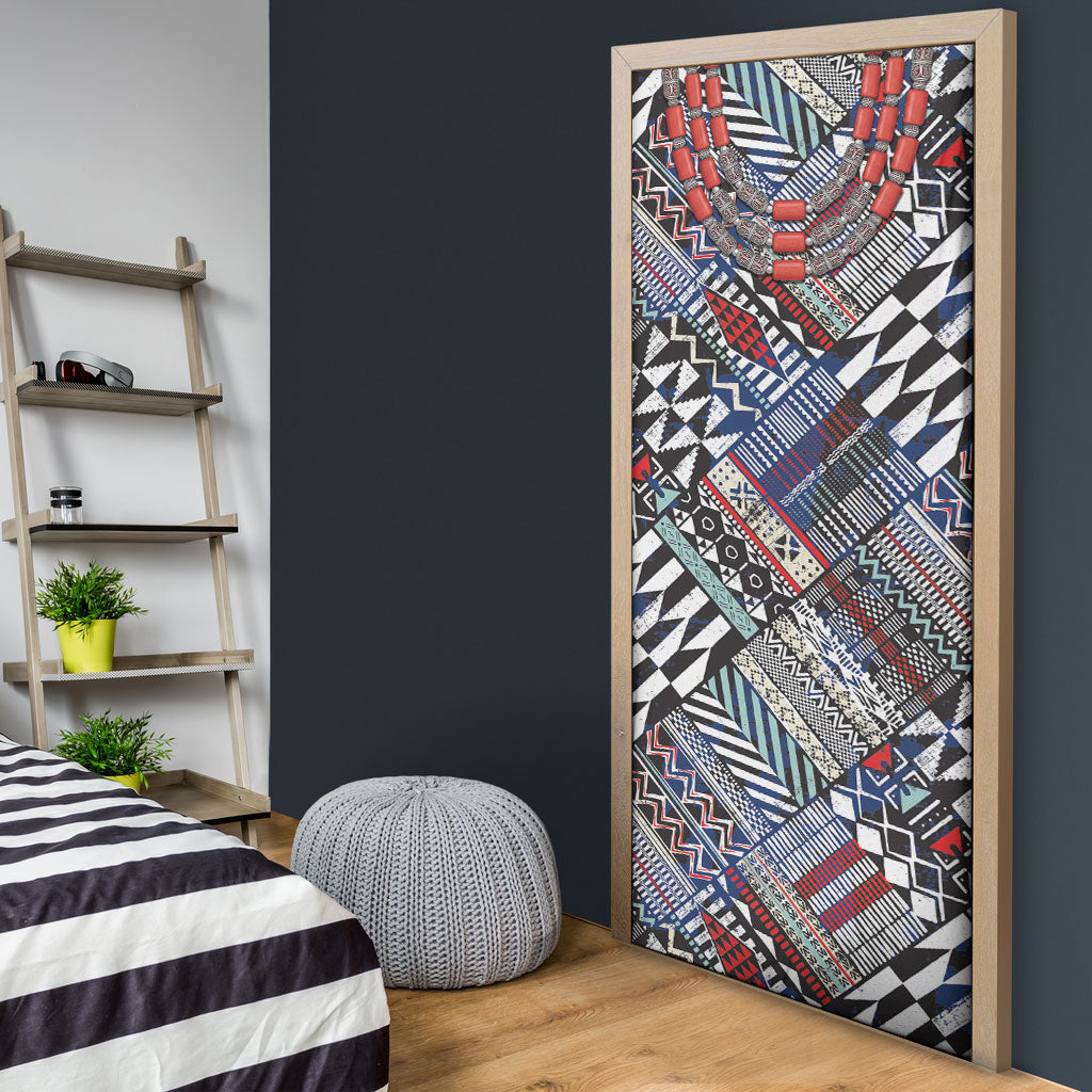 Nigeria Traditional Coral Bead Attire Door Cover Tribal African Style