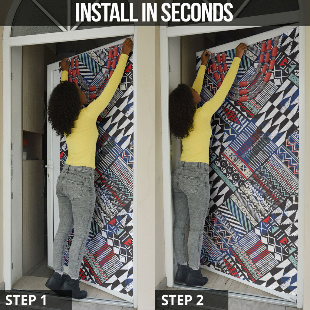 Nigeria Traditional Coral Bead Attire Door Cover Tribal African Style