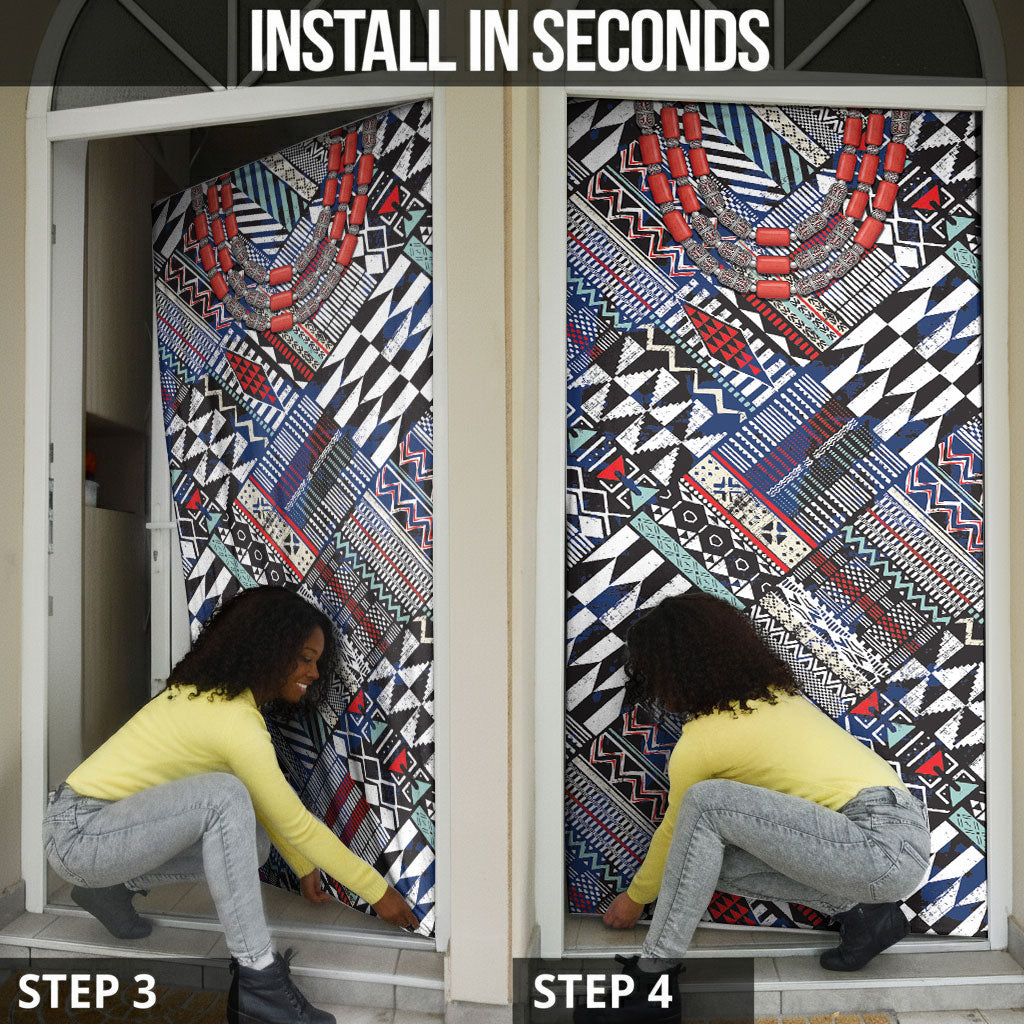 Nigeria Traditional Coral Bead Attire Door Cover Tribal African Style
