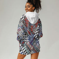 Nigeria Traditional Coral Bead Attire Hoodie Dress Tribal African Style