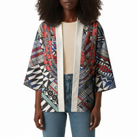 Nigeria Traditional Coral Bead Attire Kimono Tribal African Style