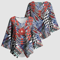 Nigeria Traditional Coral Bead Attire Kimono Sleeve Blouse Tribal African Style