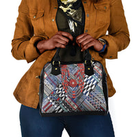 Nigeria Traditional Coral Bead Attire Shoulder Handbag Tribal African Style