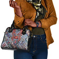 Nigeria Traditional Coral Bead Attire Shoulder Handbag Tribal African Style