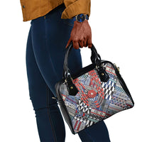 Nigeria Traditional Coral Bead Attire Shoulder Handbag Tribal African Style