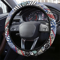 Nigeria Traditional Coral Bead Attire Steering Wheel Cover Tribal African Style