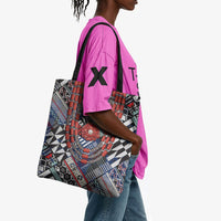Nigeria Traditional Coral Bead Attire Tote Bag Tribal African Style
