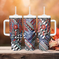 Nigeria Traditional Coral Bead Attire Tumbler With Handle Tribal African Style