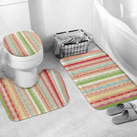 Nigerian Aso Oke African Ethnic Stripes Bathroom Set