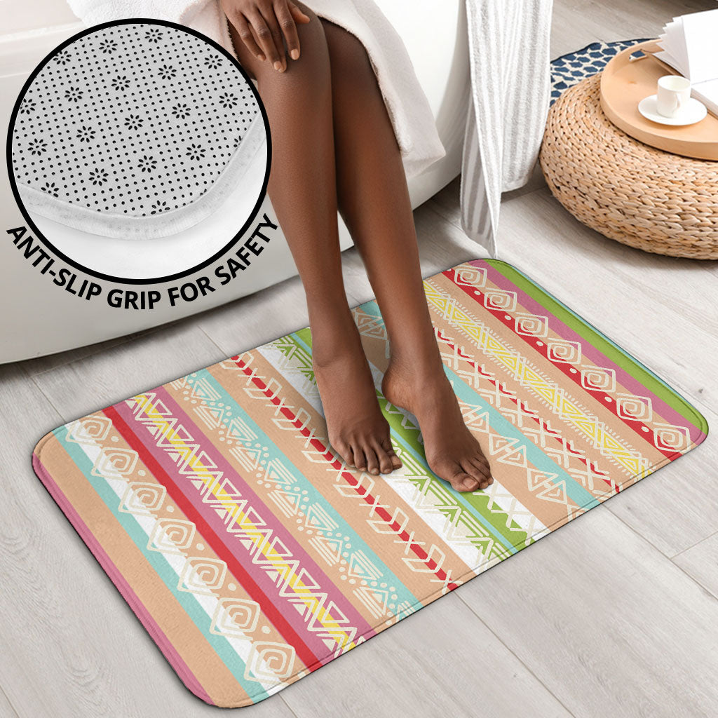 Nigerian Aso Oke African Ethnic Stripes Bathroom Set
