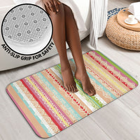 Nigerian Aso Oke African Ethnic Stripes Bathroom Set