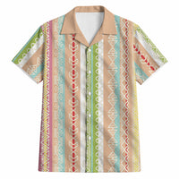 Nigerian Aso Oke African Ethnic Stripes Hawaiian Shirt