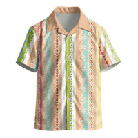 Nigerian Aso Oke African Ethnic Stripes Kid Hawaiian Shirt