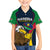 Namibia Rugby Family Matching Off Shoulder Long Sleeve Dress and Hawaiian Shirt World Cup 2023 Eagle Mascot Come On Welwitschias - Wonder Print Shop