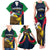 Namibia Rugby Family Matching Tank Maxi Dress and Hawaiian Shirt World Cup 2023 Eagle Mascot Come On Welwitschias - Wonder Print Shop