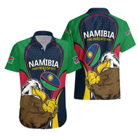 Namibia Rugby Hawaiian Shirt World Cup 2023 Eagle Mascot Come On Welwitschias - Wonder Print Shop
