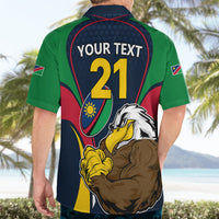 Custom Namibia Rugby Hawaiian Shirt World Cup 2023 Eagle Mascot Come On Welwitschias - Wonder Print Shop