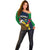 Custom Namibia Rugby Off Shoulder Sweater World Cup 2023 Eagle Mascot Come On Welwitschias - Wonder Print Shop