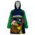 Custom Namibia Rugby Wearable Blanket Hoodie World Cup 2023 Eagle Mascot Come On Welwitschias - Wonder Print Shop
